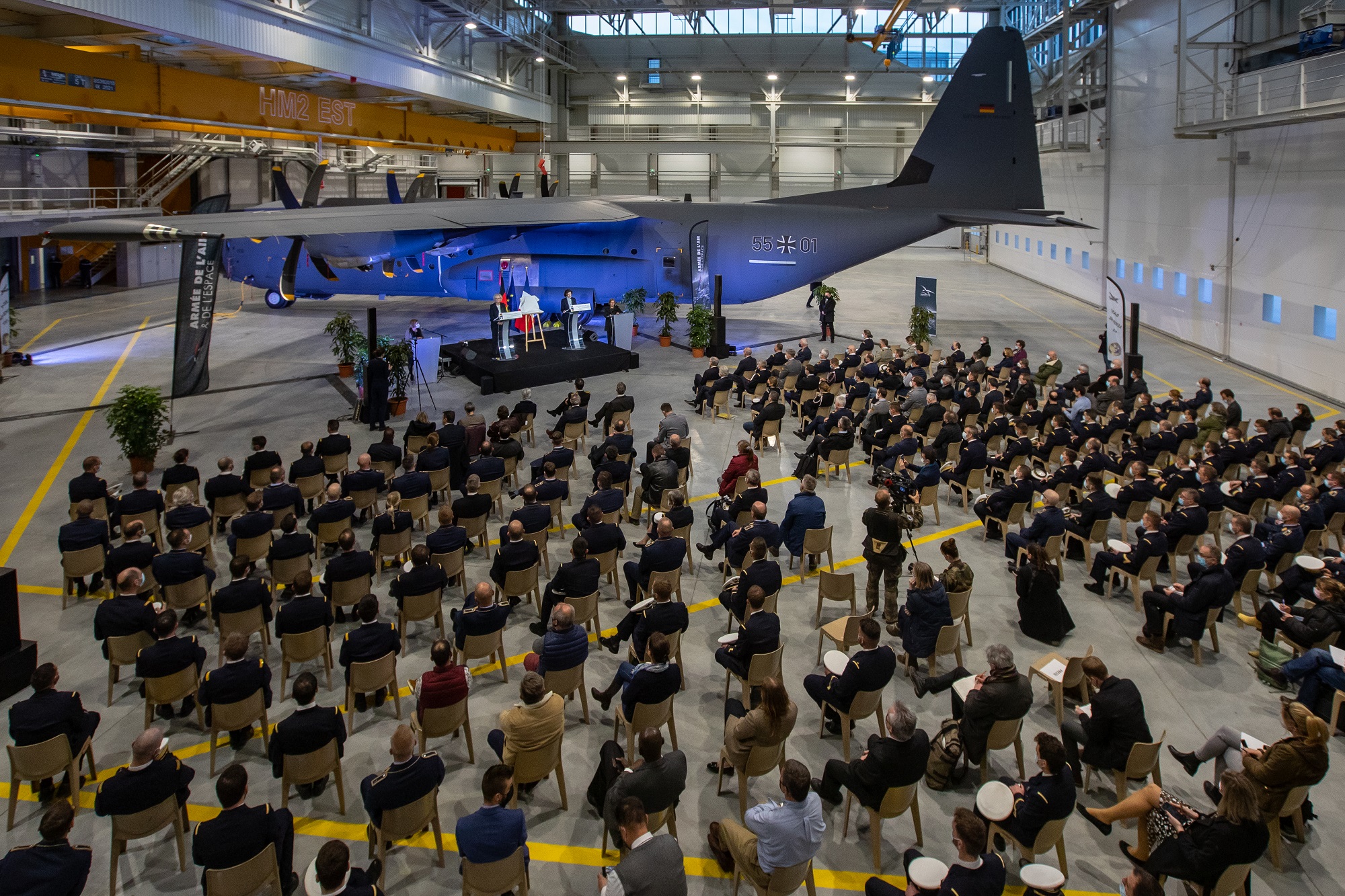 EATC Commander at BATS inauguration ceremony EATC Commander at BATS inauguration ceremony